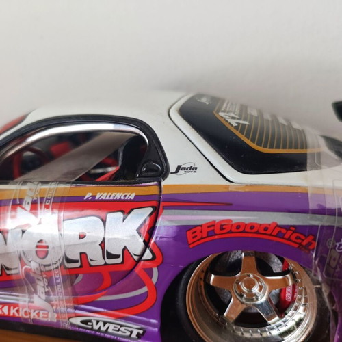 Mazda RX-7 Diecast Model 1:18 Scale Jada Toys Import Racer, like new