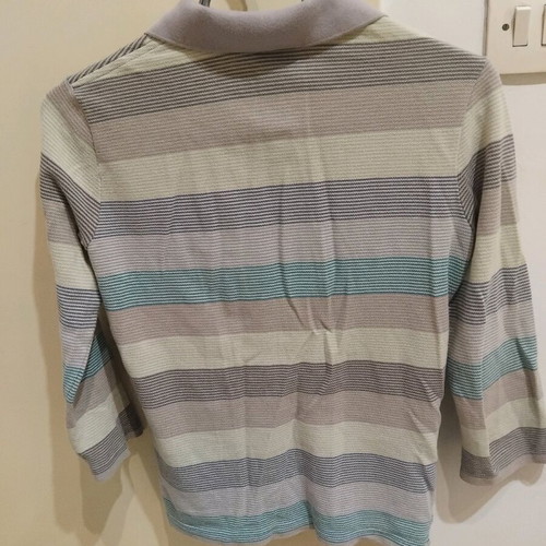 Lacoste polo μπλούζα σαν καινούργιο, πολύχρωμη μέγεθος M