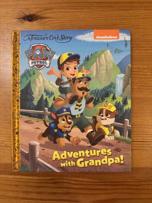 A Treasure Cove Story Paw Patrol Adventures with Grandpa book like new, English