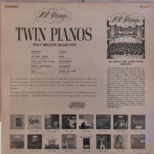 101 Strings With Twin Pianos LP used