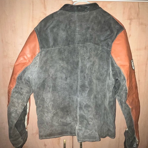 Tom Tailor genuine leather jacket used, size M