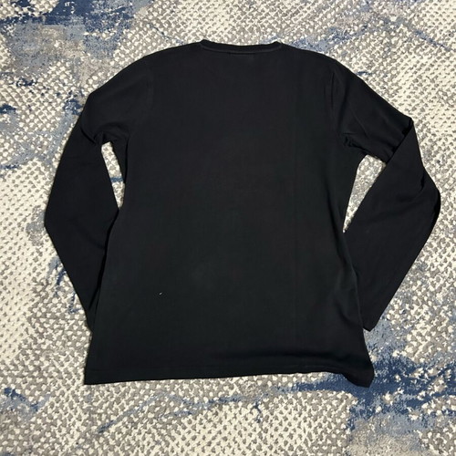 Karl Lagerfeld long-sleeve shirt like new, black, size L