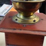 Old coffee grinder used