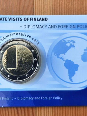 Official Coincard Finland 2 Euro 2025 Diplomacy and Foreign Policy new