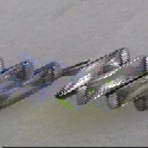 Винтидж сребърен педантив с бели топази 925 проба употребяван