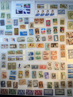 Collectible stamps like new, 172 pieces