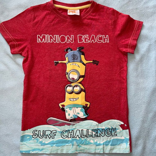 Μπλουζάκι T-shirt Next για αγόρι 5-6 ετών μεταχειρισμένο, κόκκινο
