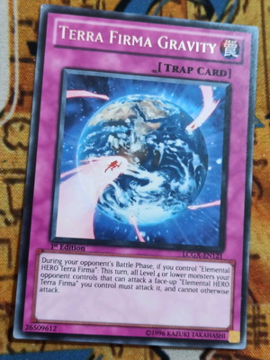 Terra Firma Gravity κάρτα Yu-Gi-Oh! σαν καινούργιο