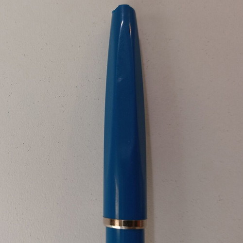 Blue/sea blue pen used, 13.7 cm length