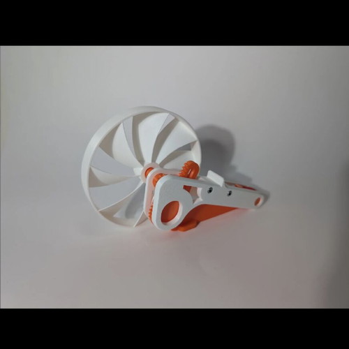 Squeeze Powered Flywheel Fan new