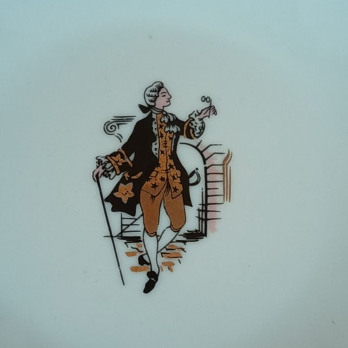 Rosenthal Germany vintage porcelain dessert plates set of 5 like new