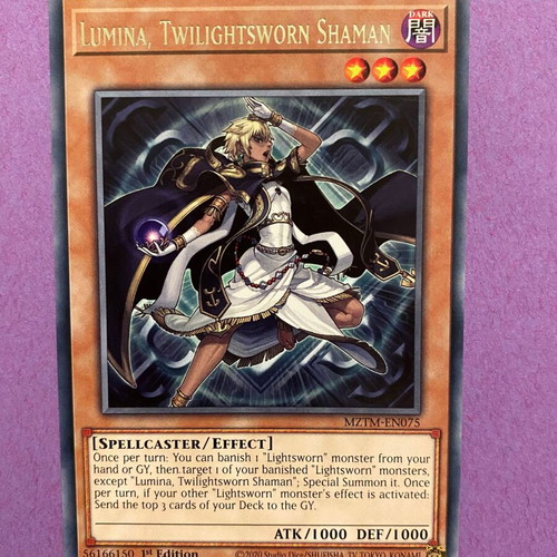 Lumina, Twilightsworn Shaman Yu-Gi-Oh! Spellcaster Effect Monster like new