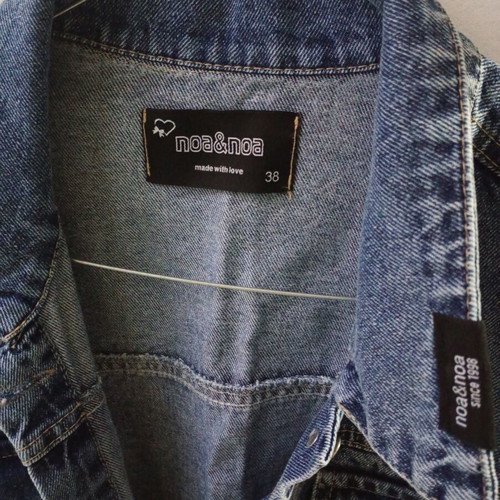 Janet denim jacket size 38 medium like new, blue