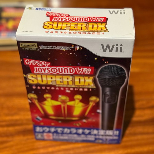 Karaoke Joysound Wii Super DX like new, complete in box
