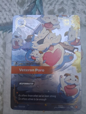 Veteran Poro collectible card