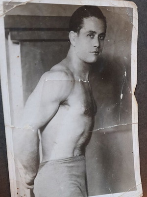 Σπάνια φωτογραφία 1940-41 ανάπηρος πολέμου μεταχειρισμένη, ιστορικό ντοκουμέντο