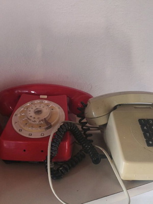 Retro telephones used, set of 3 devices