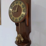 Pendulum wall clock new, 62 cm, battery operated
