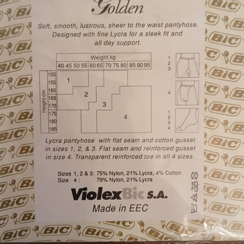 Bic Golden tights No 3, black