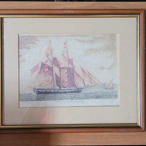 Painting Bricoletta Spetsiotiki 1938 like new