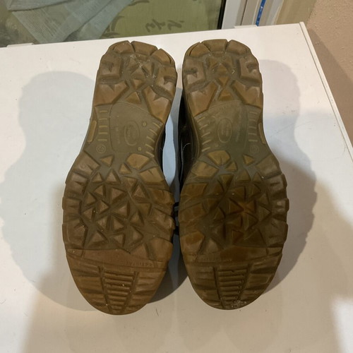 Men's leather work shoes, brown, size 42