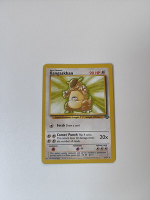 Pokemon Kangaskhan Jungle Set 1999 card used