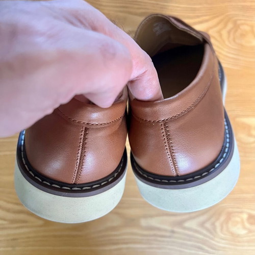 Zara brown moccasins size 45 like new