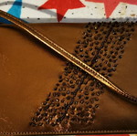 Handmade evening shoulder bag new
