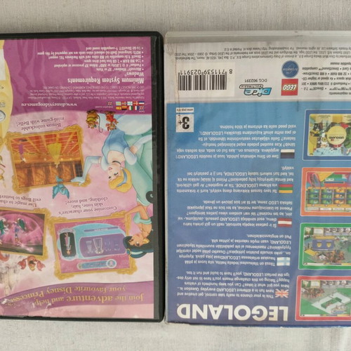 Legoland and Disney Princesses PC games used