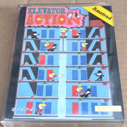 Elevator Action (Taito) Amstrad cassette like new, complete