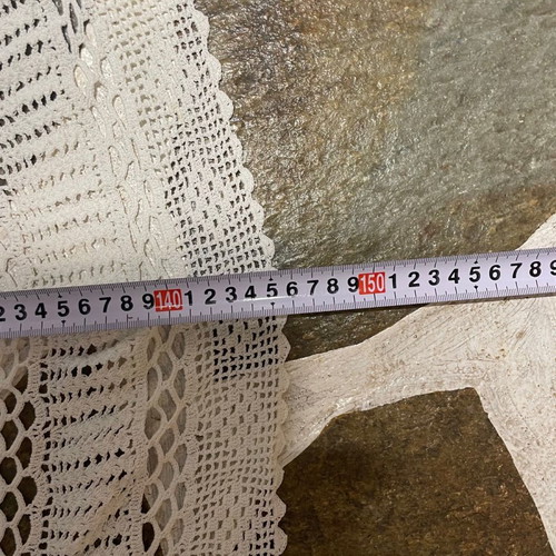 Handmade Rotonda tablecloth crocheted new