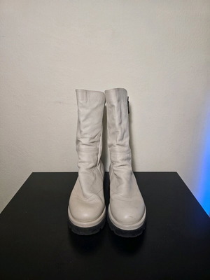 Lilimill women's leather boots used, off-white, size 39