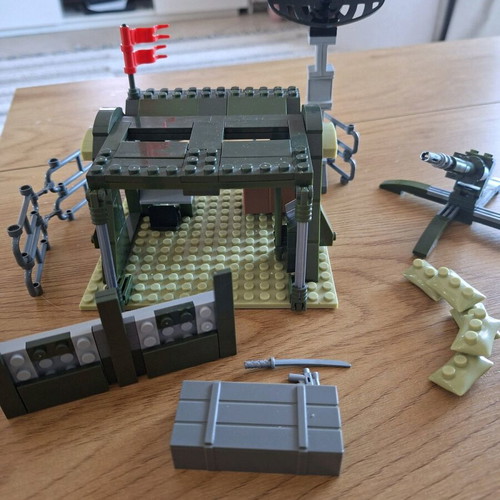 Military building blocks like new, LEGO without original box