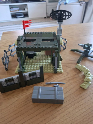 Military building blocks like new, LEGO without original box