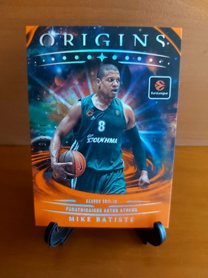 Origins Euroleague Panathinaikos Mike Batiste Orange 13/75 new