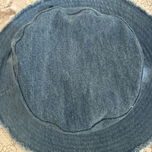 Jacquemus denim bucket hat like new, size 58, blue