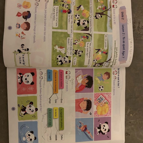 Padou le panda French method book used