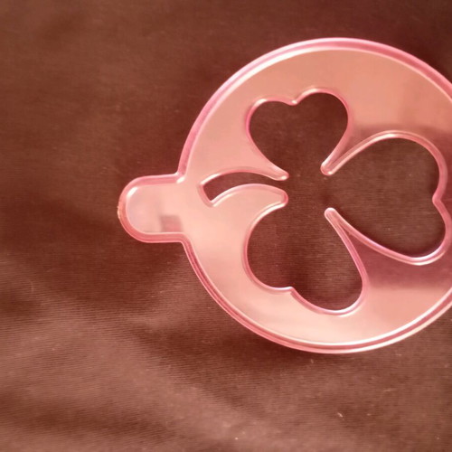 Cappuccino art stencils new for coffee and dessert patterns