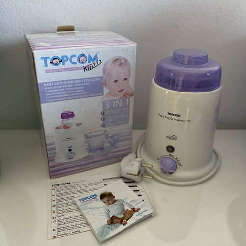 Topcom baby bottle sterilizer used 3 in 1 with warmer and juicer