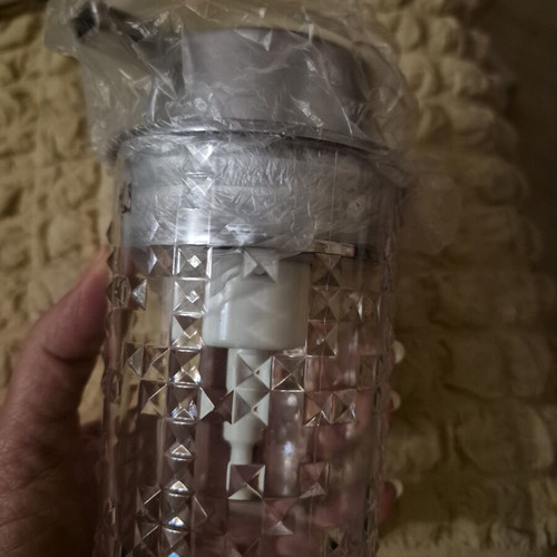 Diamond Pattern Foam Soap Dispenser new with gift liquid soap