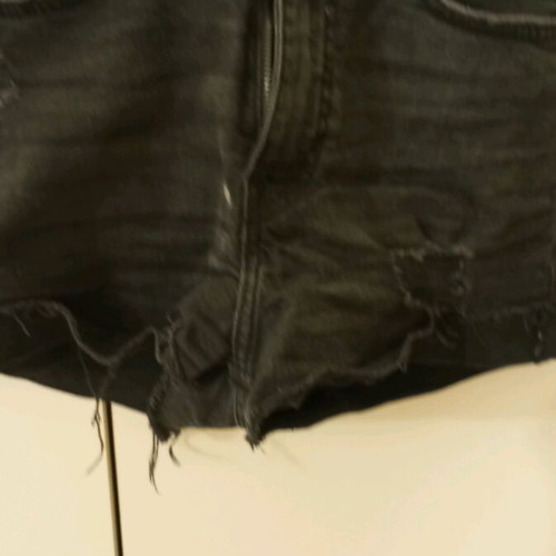 H&M shorts used, high waist, black, XS