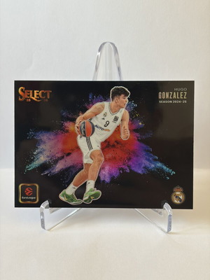 Hugo Gonzalez Select EuroLeague Black Color Blast 2025-26 SSP card like new