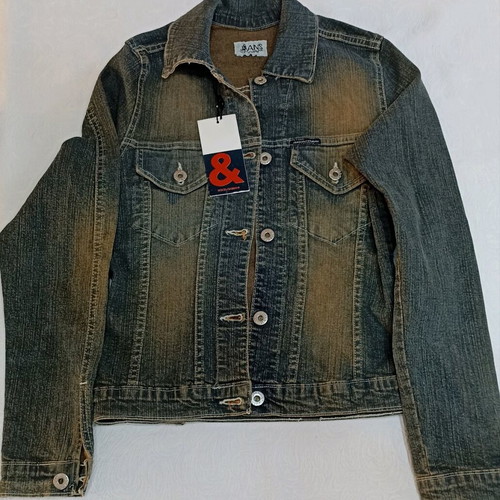 Dolce & Gabbana women's denim jacket new, grey-brown faded, size S