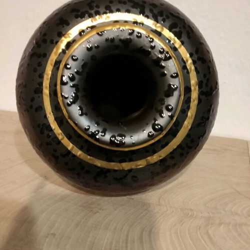 Decorative vase like new, ceramic 17x14 cm