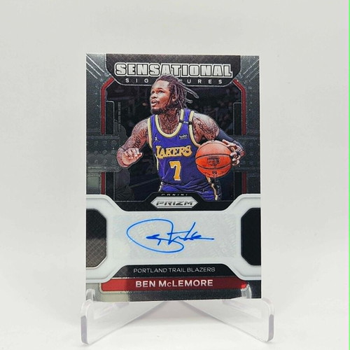 Panini Prizm Sensational Signatures Ben McLemore card like new