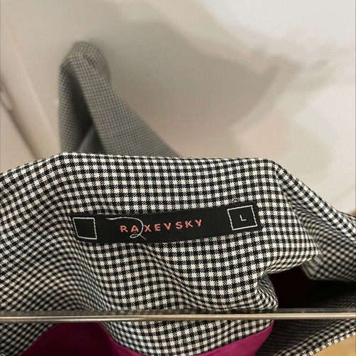 Raxevsky office skirt size L like new, gray and pink