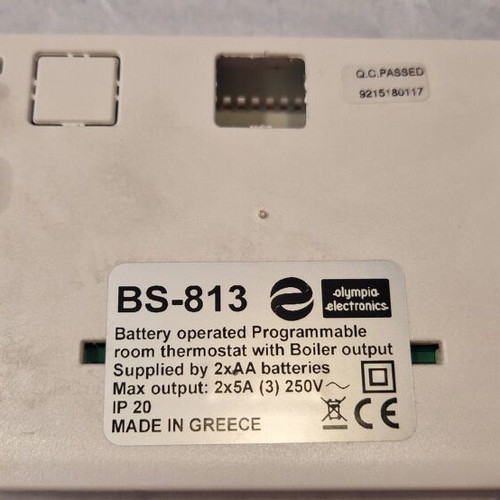Olympia Electronics BS-813 Digital Programmable Room Thermostat like new