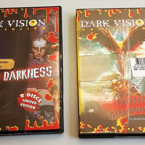 Dark Vision DVD Collection with Killing Birds 1988 and Door Into Darkness, new