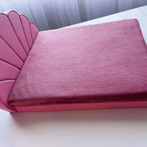 Large leather doll bed