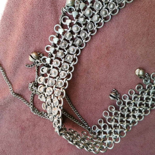 Metal belt from another era used